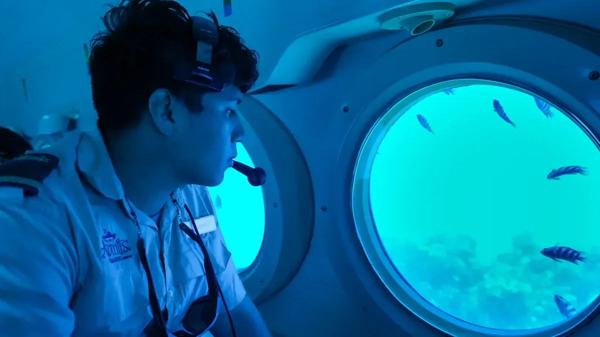 Panoramic view from inside Atlantis XII